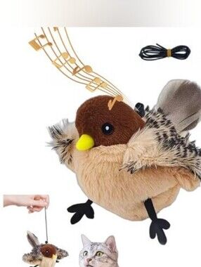 Flappy Bird Interactive Cat Toy With Remote NWT